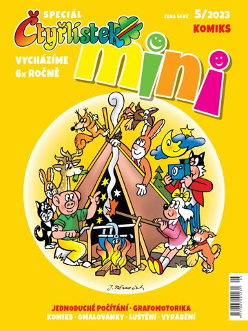 Obálka e-magazínu Čtyřlístek Mini 5/2023