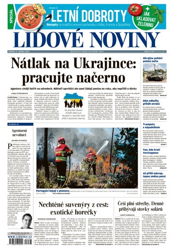 Obálka e-magazínu Lidové noviny 9.8.2023