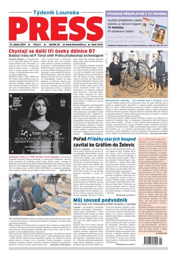 Obálka e-magazínu Lounský press 5/24