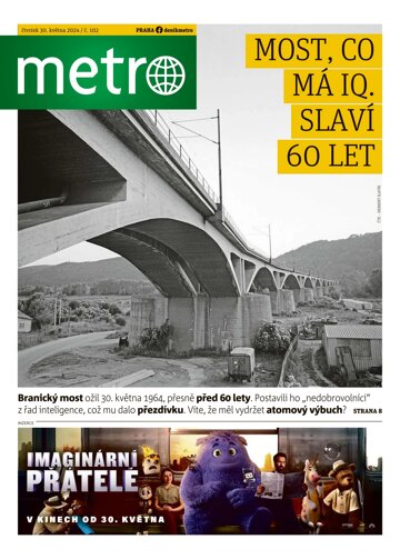 Obálka e-magazínu deník METRO 30.5.2024