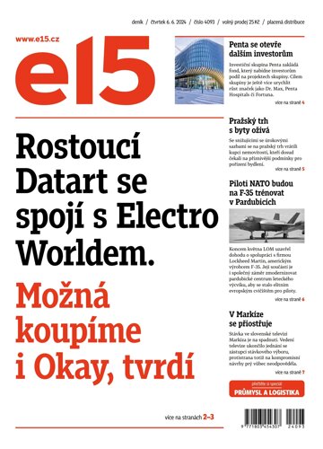 Obálka e-magazínu E15 6.6.2024