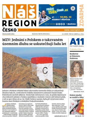 Obálka e-magazínu Náš Region - Česko 19/2025