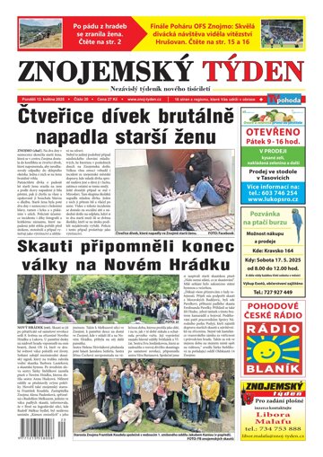 Obálka e-magazínu Znojemský týden 20/2025