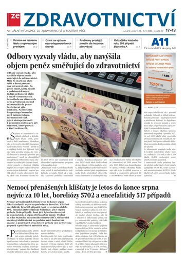 Obálka e-magazínu Ze Zdravotnictví 17-18/2025