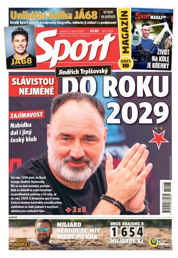 Obálka e-magazínu Sport 17.10.2025
