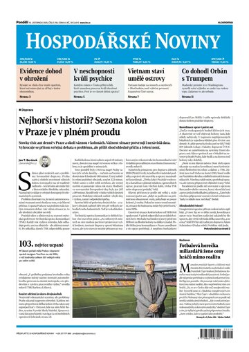 Obálka e-magazínu Hospodářské noviny 218 - 10.11.2025