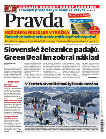 Obálka e-magazínu Pravda 1. 12. 2025