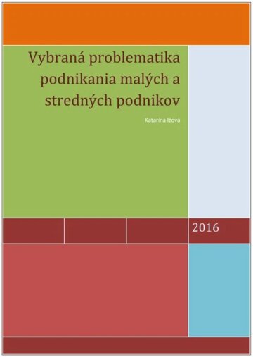 Obálka knihy Vybraná problematika podnikania malých a stredných podnikov