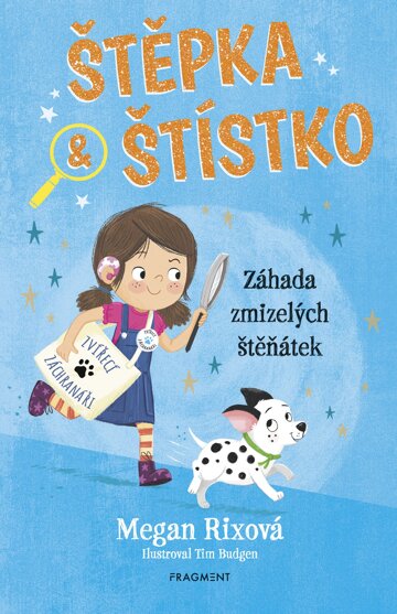 Obálka knihy Štěpka a Štístko – Záhada zmizelých štěňátek