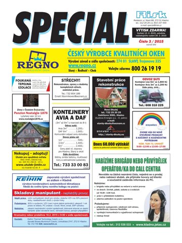 Obálka e-magazínu Special 3/2015