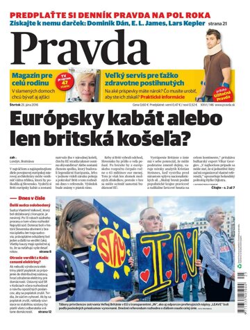 Obálka e-magazínu Pravda 23.6.2016