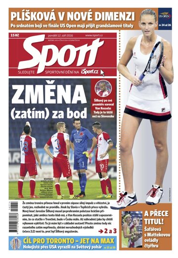 Obálka e-magazínu Sport 12.9.2016