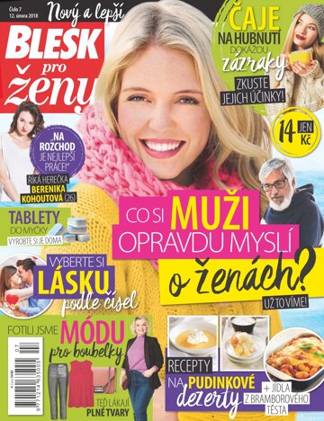 Obálka e-magazínu Blesk pro ženy 12.2.2018