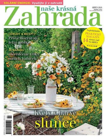 Obálka e-magazínu Naše krásná zahrada 8/2018