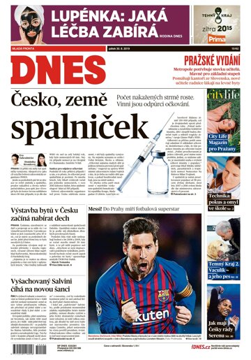 Obálka e-magazínu MF Dnes 30.8.2019