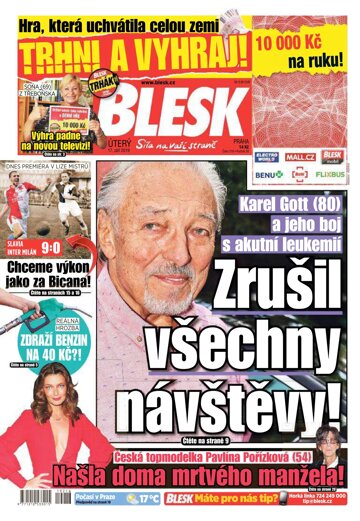 Obálka e-magazínu Blesk 17.9.2019