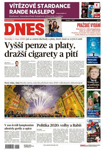 Obálka e-magazínu MF Dnes 2.1.2020