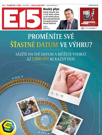 Obálka e-magazínu E15 20.1.2020