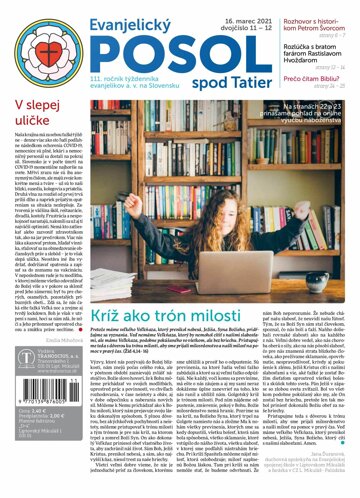Obálka e-magazínu Evanjelický posol spod Tatier 11-12-2021