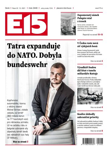 Obálka e-magazínu E15 22.10.2021