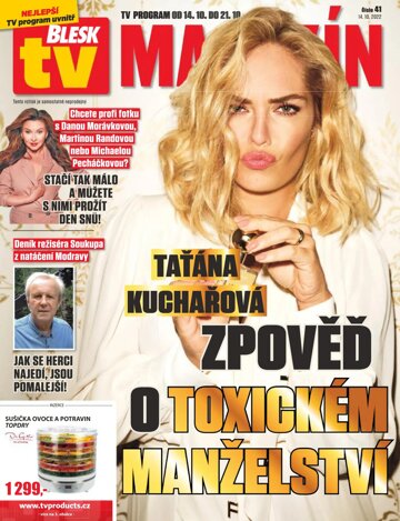 Obálka e-magazínu Příloha Blesk s TV magazínem - 14.10.2022