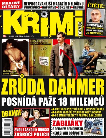 Obálka e-magazínu Krimi revue 8/16