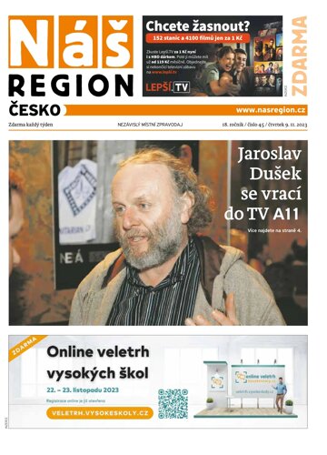 Obálka e-magazínu Náš Region - Česko 45/2023