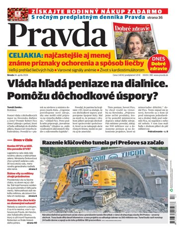 Obálka e-magazínu Pravda 24. 4. 2024