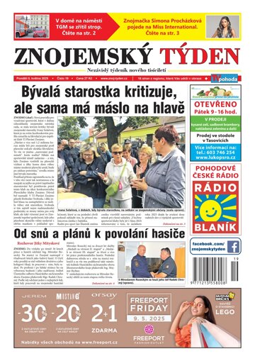 Obálka e-magazínu Znojemský týden 19/2025