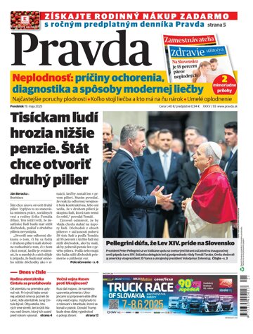 Obálka e-magazínu Pravda 19. 5. 2025