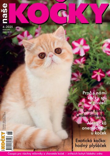 Obálka e-magazínu Naše kočky 6/2025