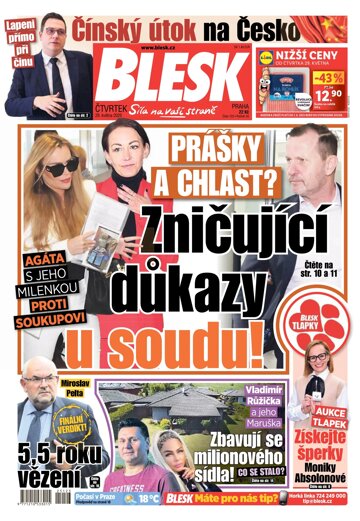 Obálka e-magazínu Blesk 29.5.2025