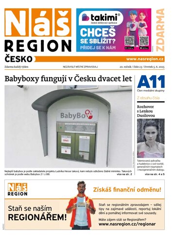 Obálka e-magazínu Náš Region - Česko