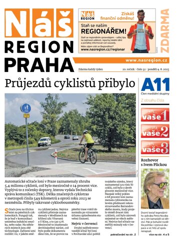 Obálka e-magazínu Náš Region - Praha 32/2025