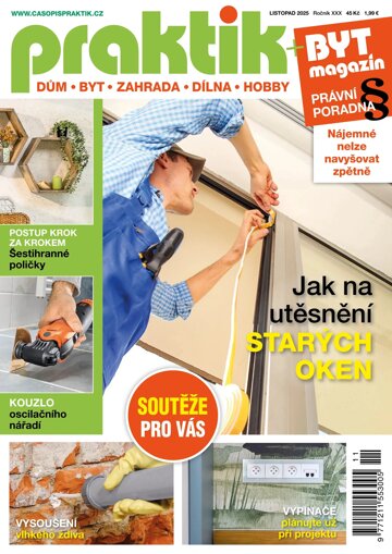 Obálka e-magazínu PRAKTIK & příloha Byt magazín 11/2025