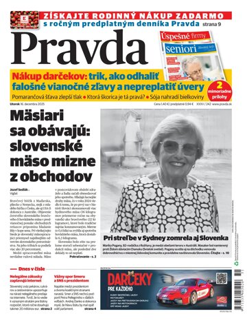 Obálka e-magazínu Pravda 16. 12. 2025