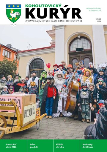 Obálka e-magazínu Kohoutovický Kurýr 2/2026