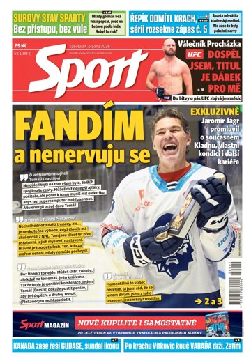 Obálka e-magazínu Sport 14.3.2026