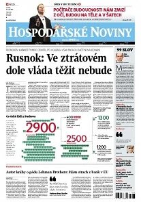 Obálka e-magazínu Hospodářské noviny 183 - 19.9.2013