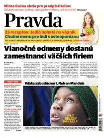 Obálka e-magazínu Pravda 11. 12. 2013