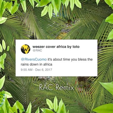 Obálka uvítací melodie Africa (RAC Remix)