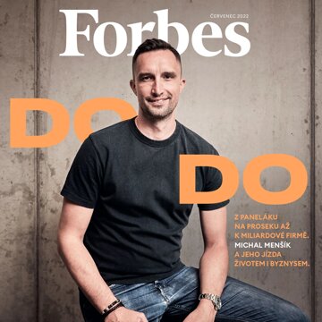 Obálka audioknihy Forbes červenec 2022