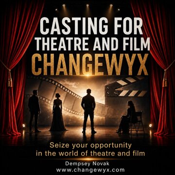 Obálka knihy CASTING FOR THEATRE AND FILM - CHANGEWYX Seize your opportunity in the world of theatre and film www.changewyx.com