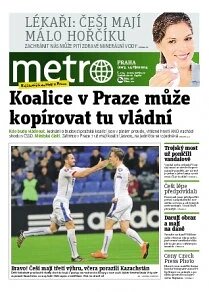 Obálka e-magazínu deník METRO 14.10.2014