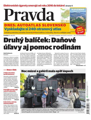 Obálka e-magazínu Pravda 18. 5. 2015