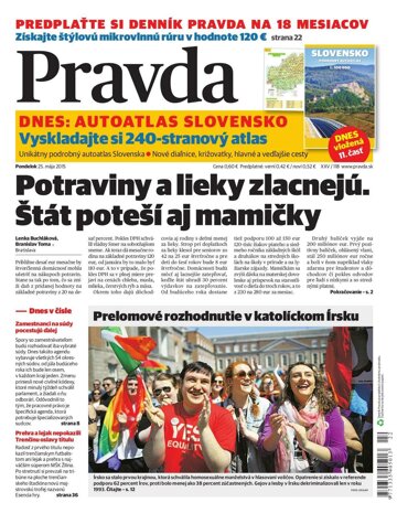 Obálka e-magazínu Pravda 25.5.2015