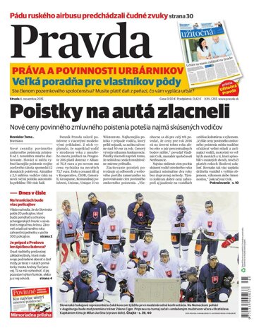 Obálka e-magazínu Pravda 4.11.2015