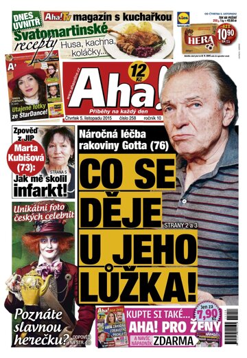 Obálka e-magazínu AHA! 5.11.2015