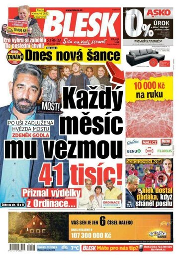 Obálka e-magazínu Blesk 19.2.2020