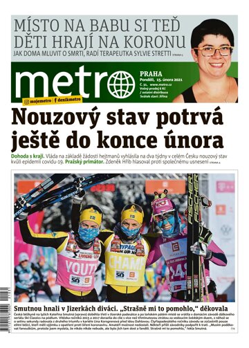 Obálka e-magazínu deník METRO 15.2.2021